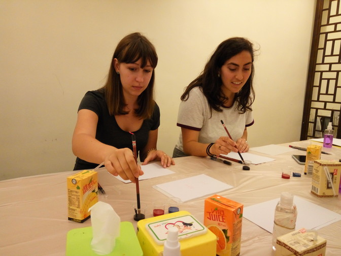 Image of Global Café on the Move - Minibus Sign Workshop - Spring 2018