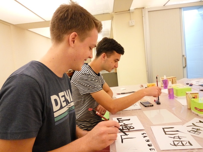 Image of Global Café on the Move - Minibus Sign Workshop - Spring 2018